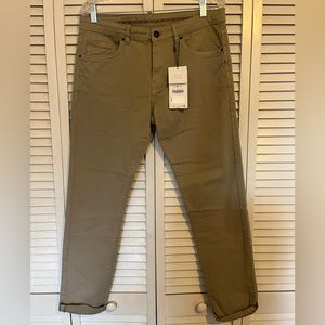 Zara slim fit ankle pants men’s brown tan